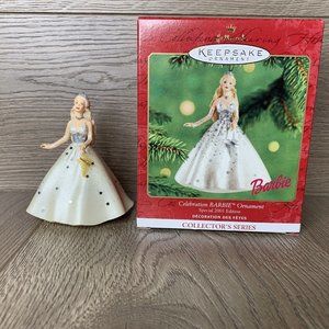 Hallmark Keepsake 2001 Celebration BARBIE Special Edition Ornament #2 in Series